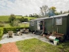 Willow Shepherds Hut with Private Hot Tub